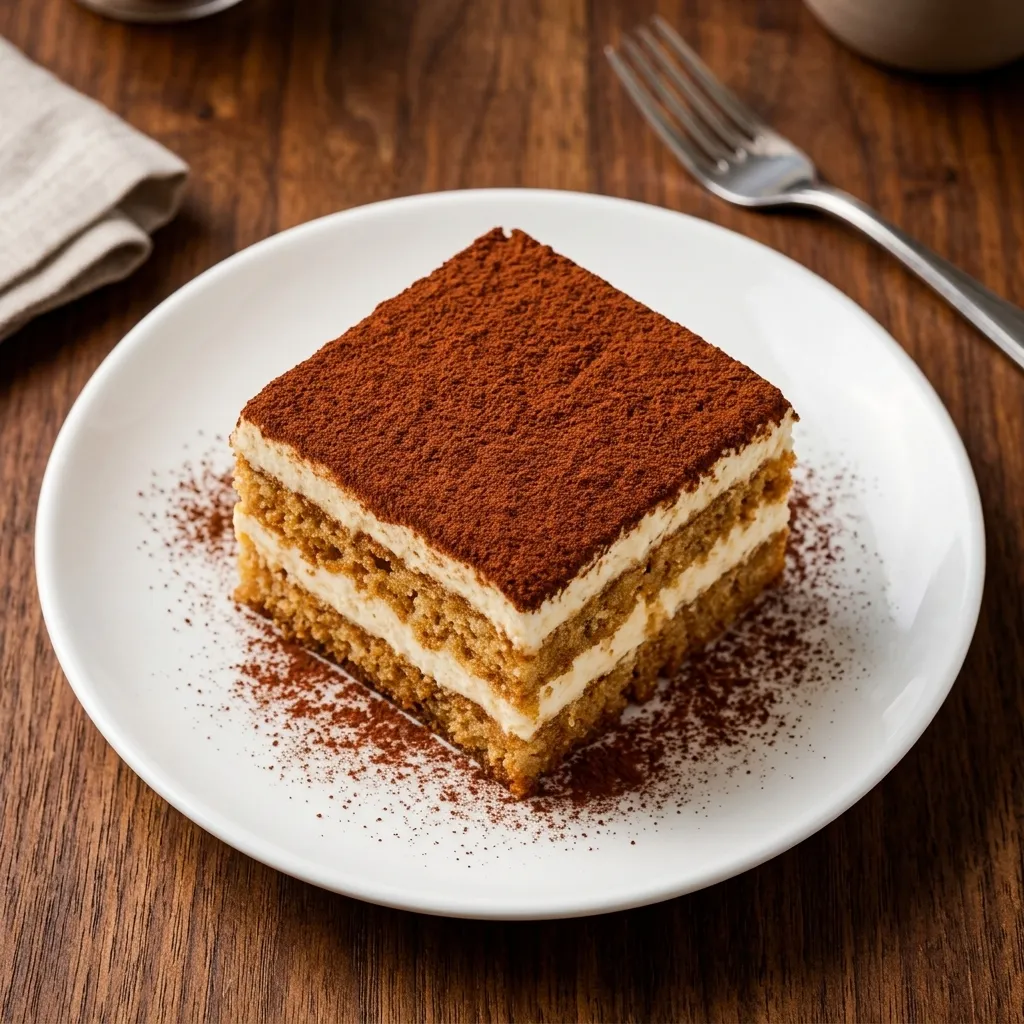 Gluten-free pasta and tiramisu dessert at Avatara Pizza Calgary — organic and locally sourced